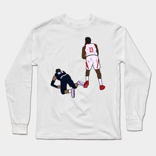 James Harden Breaks Jamal Murray's Ankles - Houston Rockets Long Sleeve T-Shirt